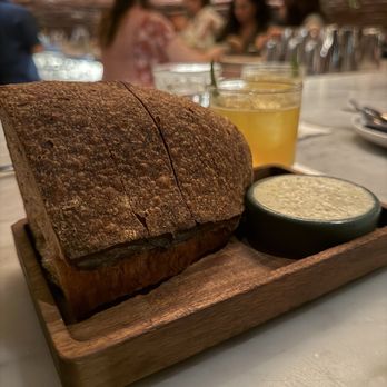 Rolf and Daughters signature dishes Sourdough with Seaweed Butter, Garganelli Verde, Lamb Ragu, seasonal vegetable dishes